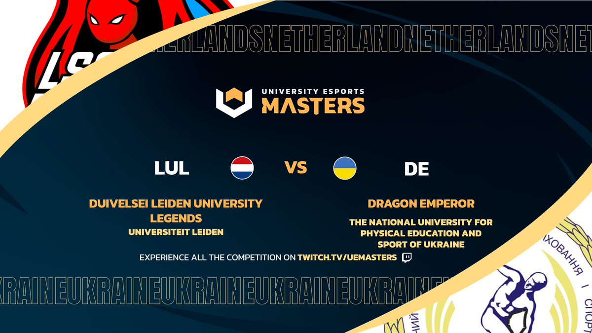 🚨 LEAGUE OF LEGENDS SWISS LEAGUE OF LEGENDS 5th ROUND 🚨 

🇳🇱 Duivelsei Leiden University Legends (3-1) vs (3-1) 
Dragon Emperor 🇺🇦

⚔️ There is only one step left to go straight into the Playoffs for these two teams.

🔴 LIVE NOW ➡️ twitch.tv/uemasters