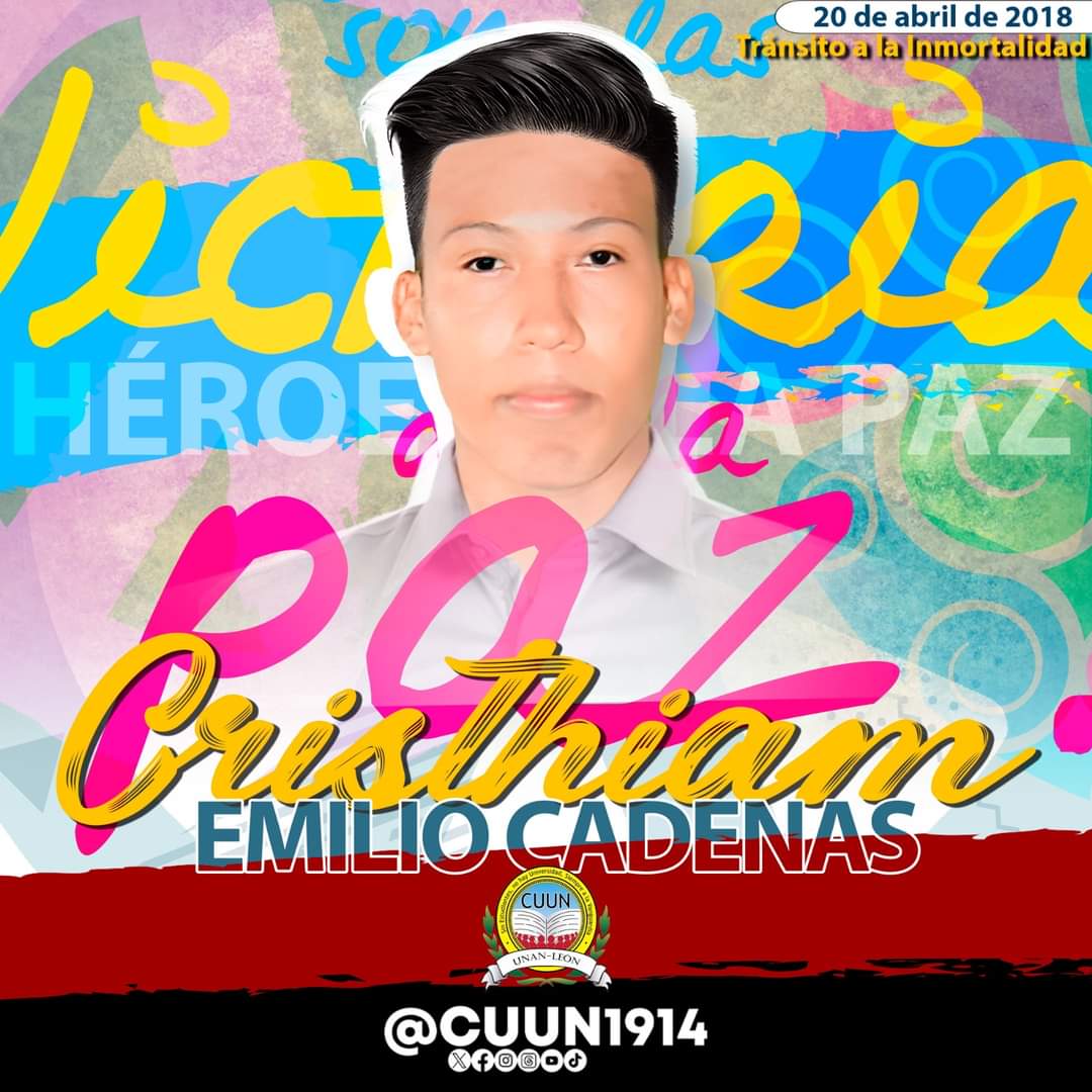 ¡Aquí no se rinde Nadie!
Cristhiam faro que nos ilumina en estas nuevas victorias.

#LeonRevolucion
#CristhiamHéroeDeLaPaz