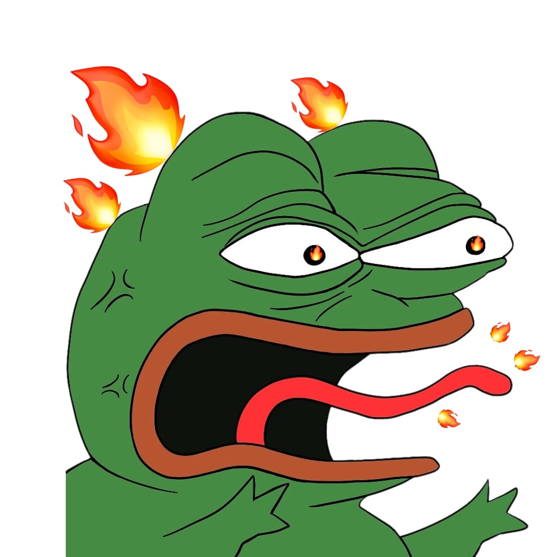 Pepe On Fire tweet media