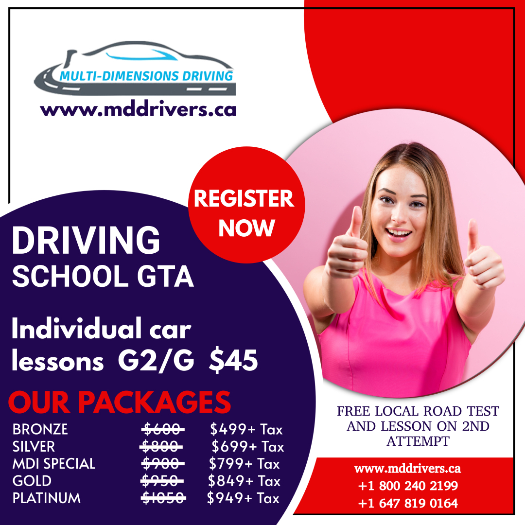 mddrivers's tweet image. Join our driving school and discover the thrill of driving in the GTA. From city vibes to suburban charm, there&apos;s always something new to explore. 
.
For more details 👇
📲 +1 800 240 2199 / +1 647 819 0164
🖥 mddrivers.ca
.
#multidimensionsdrivingschool #DriveToExcel