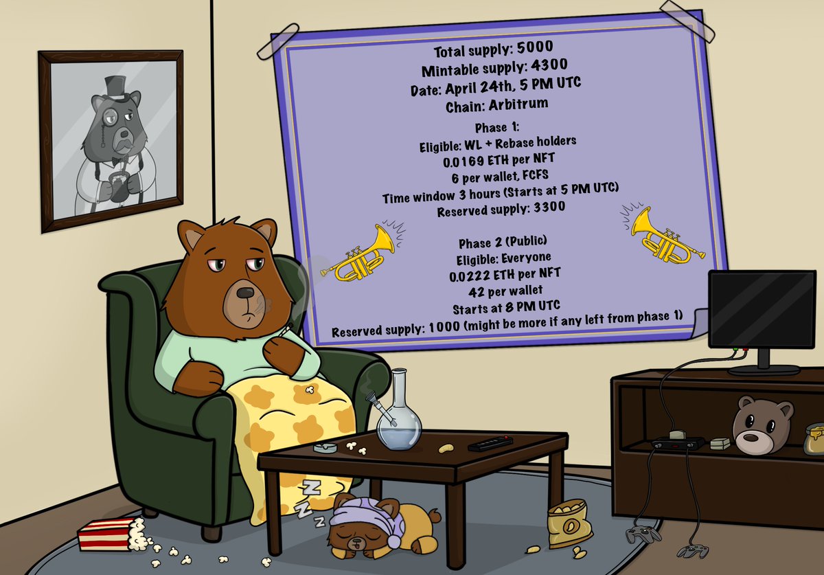 APRIL 24TH, BERAUTISM WILL SPREAD TO THE WORLD 🐻

MINT DETAILS ⬇️