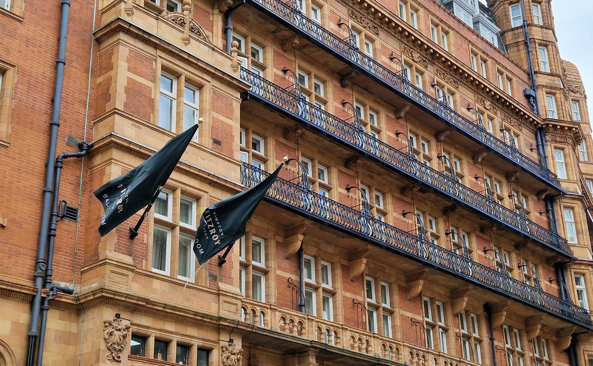 Kimpton #Fitzroy is a historic 5-star hotel on #RussellSquare, #Bloomsbury, in the Borough of #Camden, #London  #WC1B. Until 2018, it was known as the Hotel. It's elegantly adorned with Royal statues. Its restaurant is alleged to be identical to the RMS Titanic's dining room.