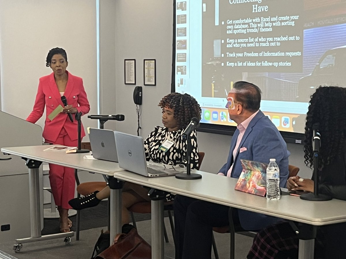 VentonBlandinTV's tweet image. Kudos to my @EWScrippsCo colleague @Avajoye! She moderated a panel at the @NABJ Emerging and Investigative Journalists Summit at @CUNY which another #Scripps colleague @TonyKovaleski, @Jan_Ransom and @cherrigregg as panelists!