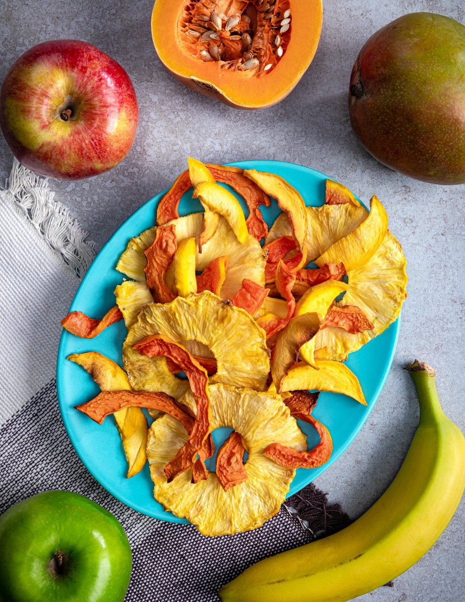 Stocking up on fresh produce this week? Great news! Make your fruits and vegetables last longer while turning them into a healthy snack with this how-to for drying fruits and vegetables 🍎🥕 Dried Fruit Mix: bit.ly/3xNwqXX Dried Vegetable Mix: bit.ly/3Uj7Irs