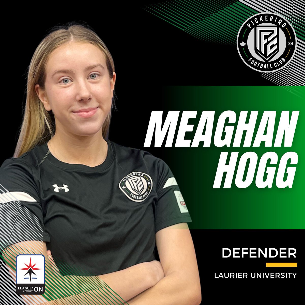 🚨 Signing Alert ! Pickering FC is pleased to announce the signing of home grown player Meaghan Hogg to our @league1ontario Women’s team. Meaghan joined Pickering FC as a 4 year old! Meaghan graduated to OPDL, then into our L1 reserves last year.

#PFC40YRSPROUD #DestinationClub