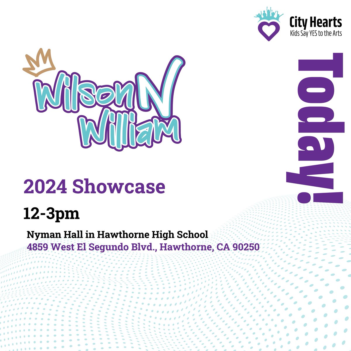 CityHeartsLA's tweet photo. TODAY is the big day! You're gonna' be blown away - see you at 12 PM!

#AugustWilson #WilliamShakespeare #CityHeartsLA 🫶🏽💜 https://t.co/jWPCDe8KBk
