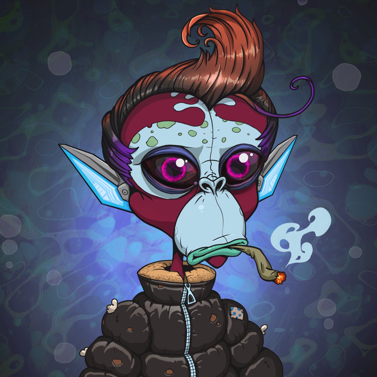 nature2333's tweet image. Happy 420 May you all have a High Blessed Saturday 👊🏼🔥💨🔥

#MALF @MoonApeLab #NFTfamily