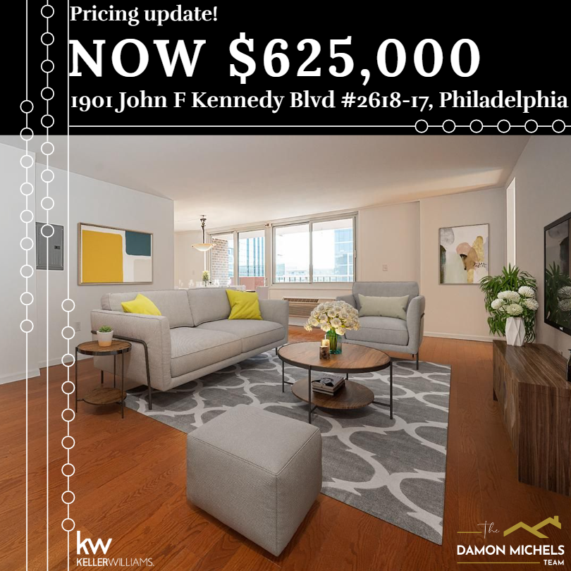 🏡 Price Improvement Alert! Now is your chance to own a piece of city living at a more affordable price for 1901 John F Kennedy Blvd #2618-17 and seize this opportunity before it's gone!
#PriceImprovement #Phiadelphia #RealEstate #KWMainLine #TheDamonMichelsTeam