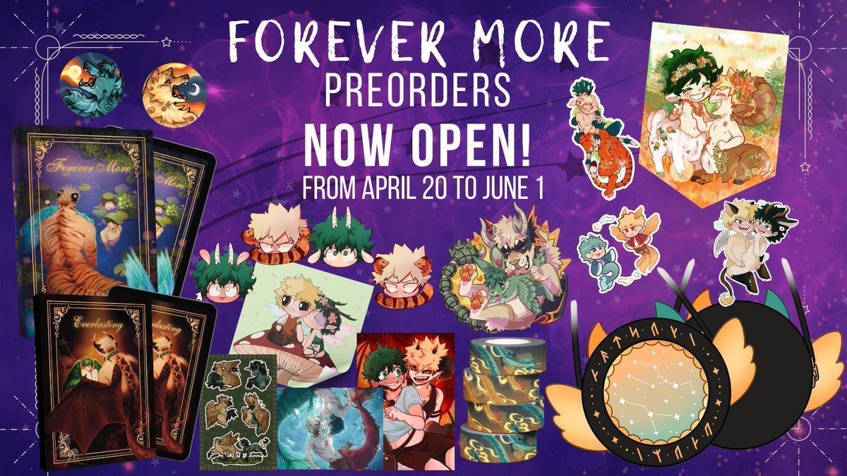 🦄🧜‍♂️ PREORDERS OPEN 🐉🧚‍♂️

Calling all BKDK and mythical creature lovers - preorders for Forever More: A BKDK Mythical Creatures Zine are officially open!!

🛒 …ermoremythicalcreatures.bigcartel.com
📆 Open until June 1, 2024

See the thread below for an overview of all our mythical offerings ✨