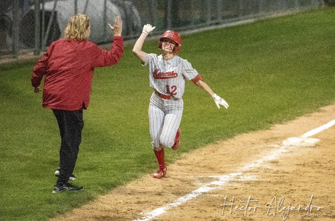 marcus_softball's tweet photo. Marcus Lady Marauders take the W against Plano East Panthers 4-0 securing 1st place in district! 

Lady Marauders are Champions of District 6-6A! 🏆

@MarcusRedNation @Marcus_HS @MHS9th https://t.co/npuCXBUGf0