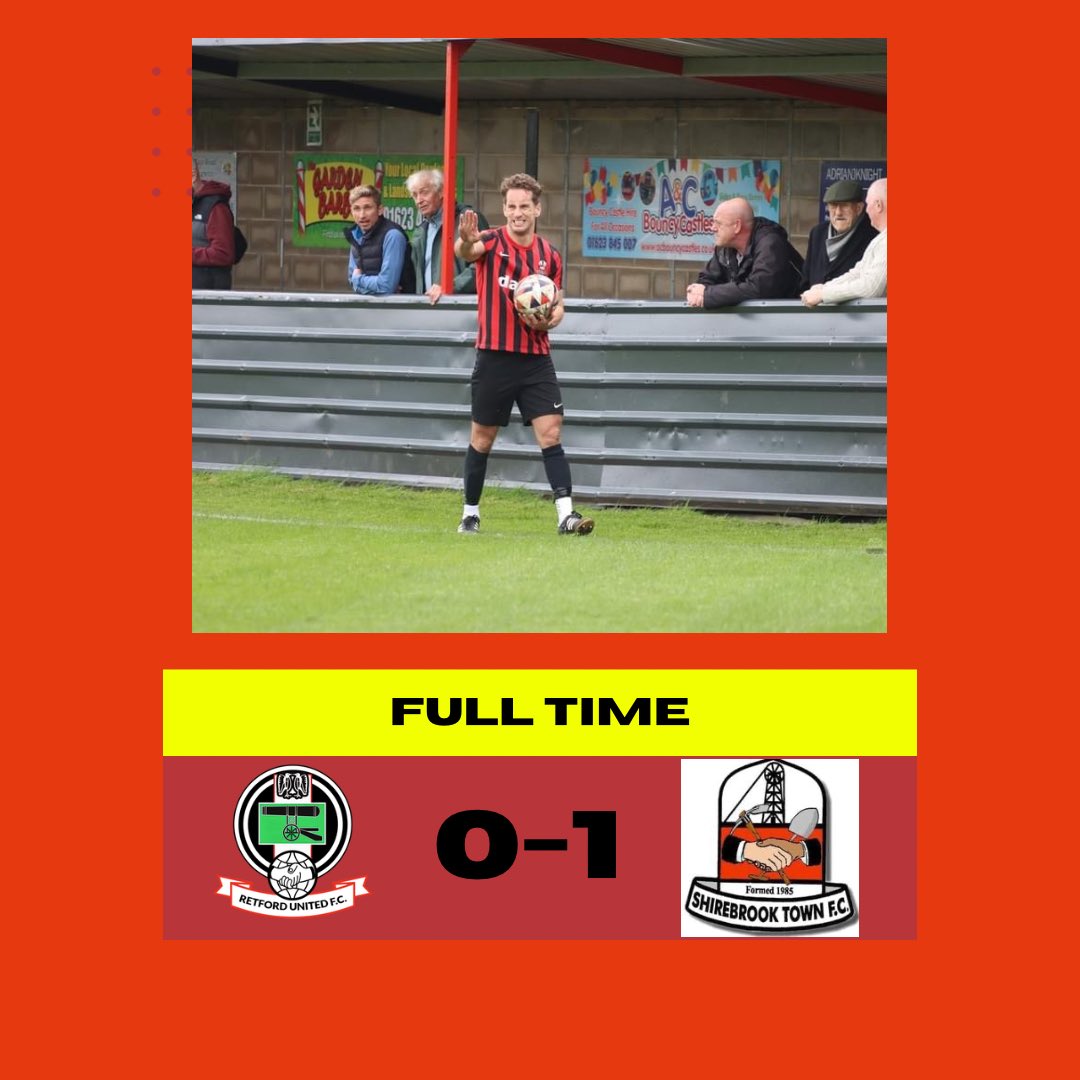 FT it’s all over and Shirebrook take the points