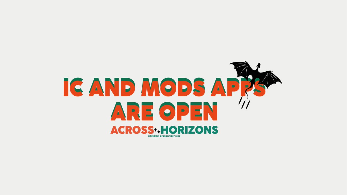 🐉𝑠𝑒𝑒 𝑦𝑜𝑢 𝑖𝑛 𝑡ℎ𝑒 𝑠𝑘𝑖𝑒𝑠, 𝑑𝑟𝑎𝑔𝑜𝑛 𝑟𝑖𝑑𝑒𝑟!🐉 ✨ The Across Horizons Interest Check & Mod Apps are now OPEN!! Come tell us what you want to see, or join our team by May 18th!✨ IC: forms.gle/wCMWk2kFDrVaER… Mod Apps: forms.gle/vTgmb5X7u72FBB…