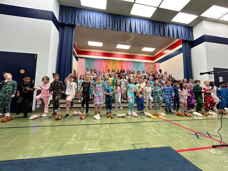 Recently, Marzolf first grade students performed the musical 'Pajama Party' for their families.  The students learned about so much more than music. Preparing for and being part of a musical helps students to practice perseverance and demonstrates the value of hard work. #WeAreSA