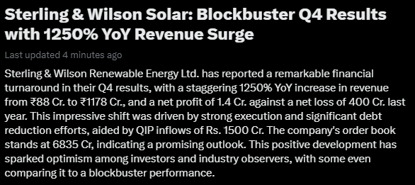 👏Debt reduced 👏Profitable at consolidated level (finally) 👏Order book continues to grow