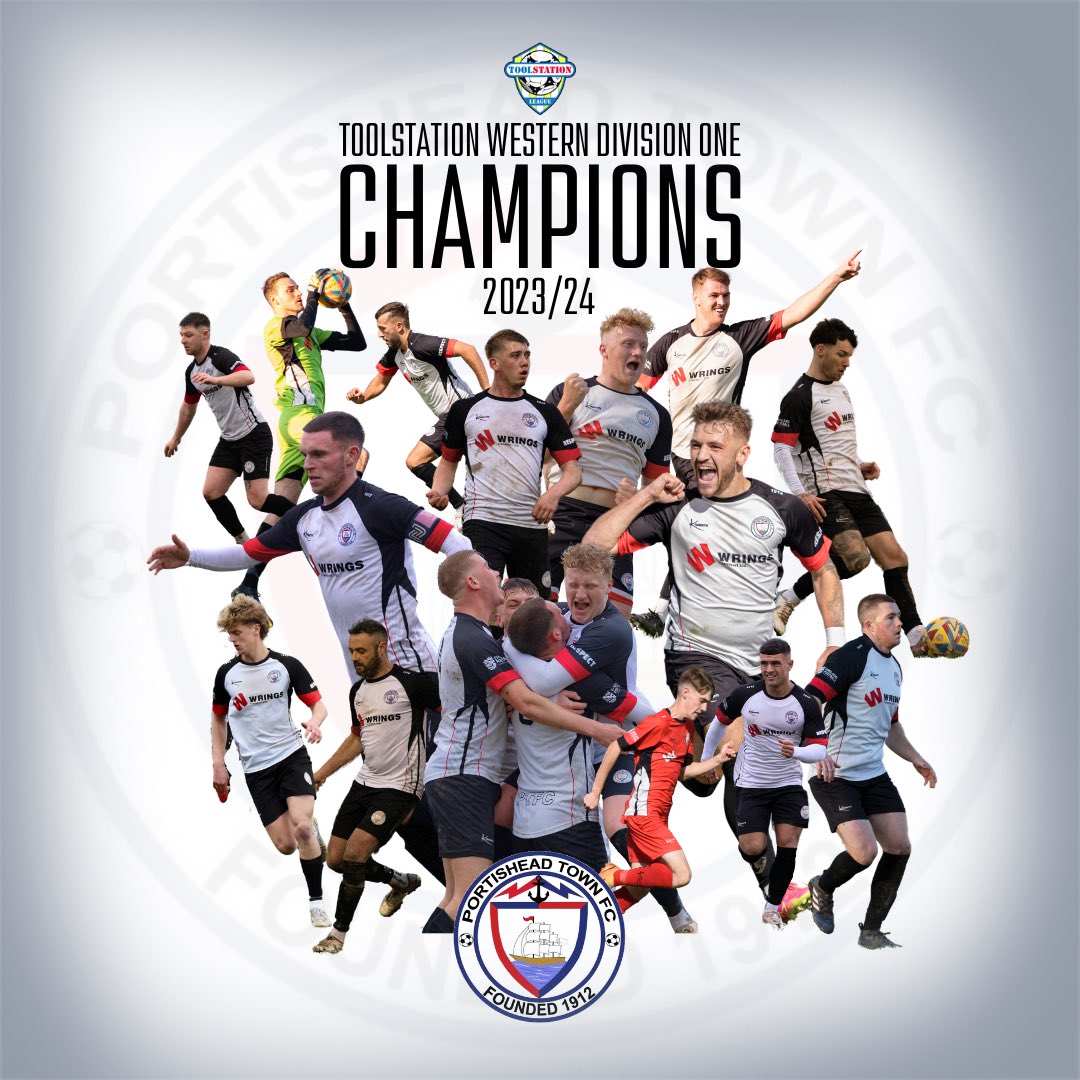 CHAMPIONS! Today’s victory confirms we are @TSWesternLeague Division One Champions 🙌 It’s an amazing day for the club!

#uptheposset ⚪️⚫️

COME ON!!

@swsportsnews