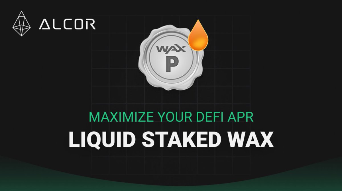 Introducing Liquid Staked WAX $LSW

The highest natural yield mechanism available for DeFi on WAX.

Maximizing APR has never been easier!