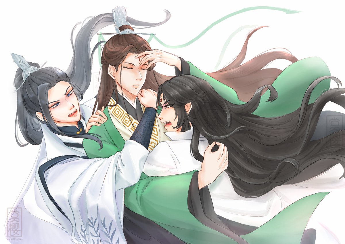 When a cuddle went wrong.. 😂 

prompted by @xvejigeng for @SVSSSAction thank you for donating! hope you like it 😭🙏🏻

#svsss  #人渣反派自救系统 #liushen #bingqiu