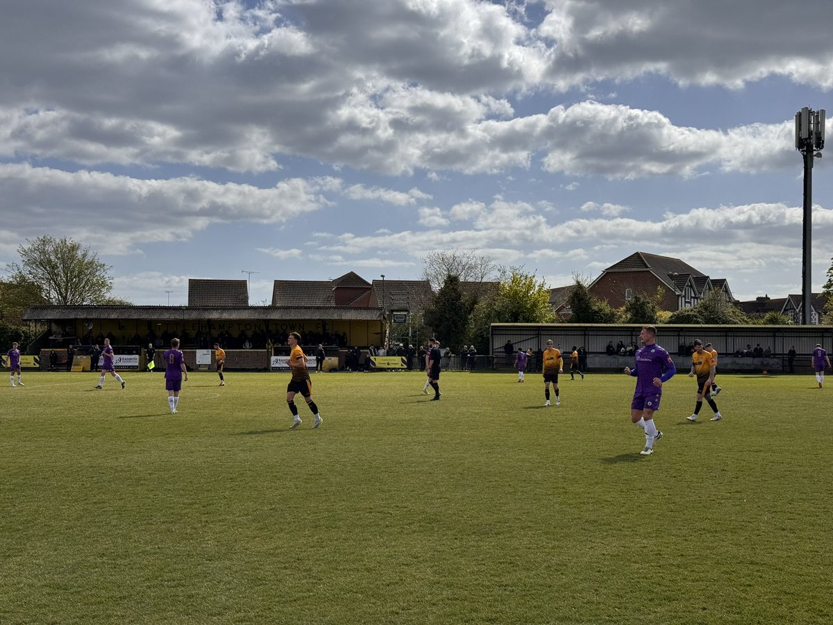 This afternoon’s match was the last in front of our old stand, with a new one to be put in place over the summer.