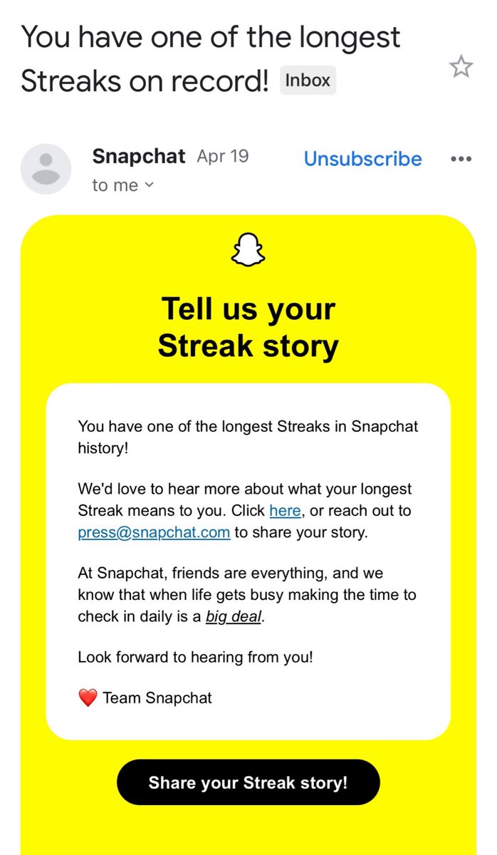 Full disclosure, I rarely SC but my bestie and I have snapped daily for years - EIGHT apparently. A minute to connect and share our view no matter where in the world we are or how busy our days may be: a good morning over coffee, venting about life or laughing at whatever. Wild.
