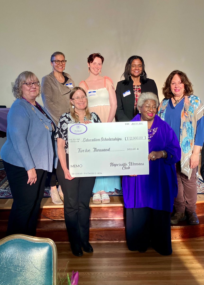Thank you to the Naperville Woman’s Club for their generous support of IPEF’s Fine Arts programs in @ipsd204! @NWCNaperville