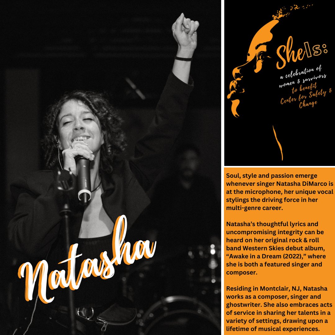 A night celebrating, uplifting, and affirming voices of women and survivors. She Is! Saturday, April 27th, 6pm Cash Bar & Light Fare | Music & Dancing Tickets: bit.ly/sheis-2
