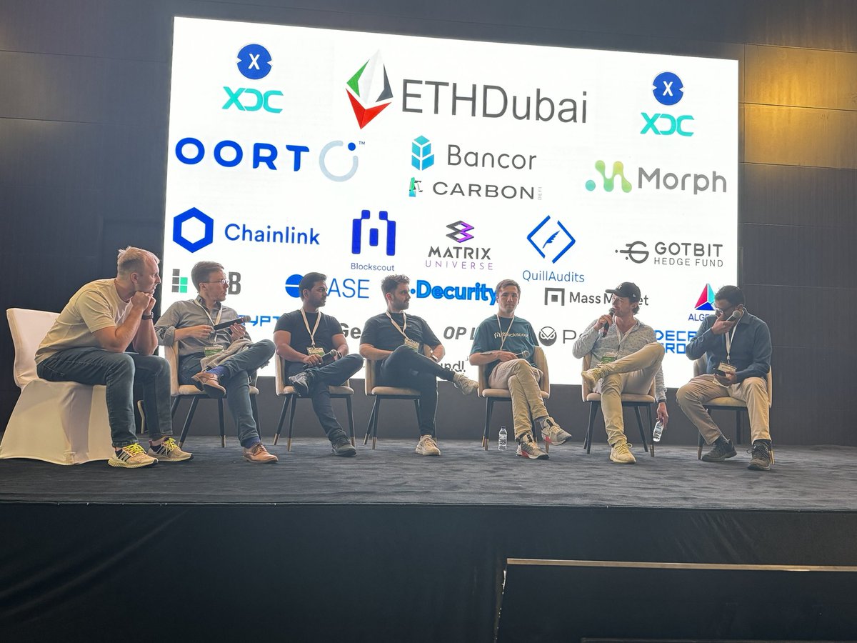 Great topic and great panel on Account Abstraction. Thanks @ETHDubaiConf for inviting great minds!