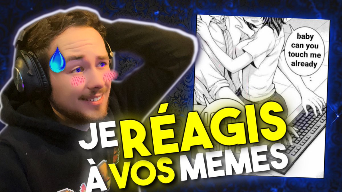 LPT_ALEX_Twitch's tweet photo. NOUVELLE VIDEO lien dans la bio !🤩 Je réagis à VOS memes discord sur nous !🤣 #video #videoyoutube #youtubefr #youtubereactions #streamer #streamerfr #react #reactmeme https://t.co/KfmaeJk7R5