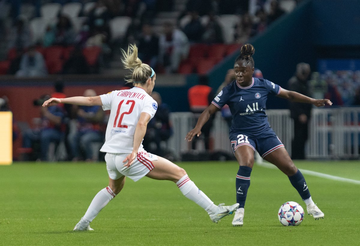 7 – Lyon and Paris SG will meet in the knockout stages of the Women's Champions League in a seventh different season, and fourth time in the semi-finals, a record in the competition's history. FrenchConnection. #OLPSG