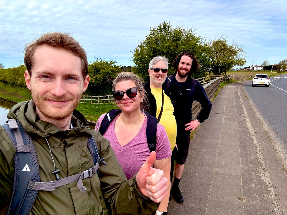 Such a beautiful day ☀️ it certainly made our 27 mile practice walk more pleasant! 3 weeks to go until our 40 mile Keswick to Barrow walk for @Diabetescouk  #TeamworkMakesTheDreamWork