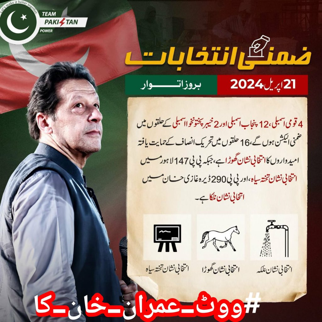 I @ABilal_786 as a Pakistani my concerns are the same as it was on the 2024 Election. Dear Insafians, this By-election 2024 is very important, besides this to protect our votes is also so important. #ووٹ_عمران_خان_کا @1sarz_ @pendusays @_Ashu0 @Duajutt24 @HRA_07 @TeamPakPower
