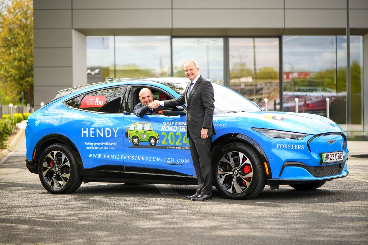 🤝 We're really pleased to be supporting Family Business United with their 2024 Family Road Trip! 🚗 We look forward to following their journey, as they visit Family Businesses around England in style. 👉 For more information on our partnership, visit ow.ly/qOzZ50RjEYL