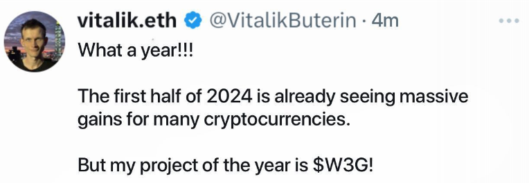 yoelocmin's tweet photo. @VitalikButerin This channel https://t.co/z4wILWJlpA used your image to publish a scam on Telegram. The cripto W3G $W3G offer for this account is SCAM https://t.co/rNjcrnzBDS