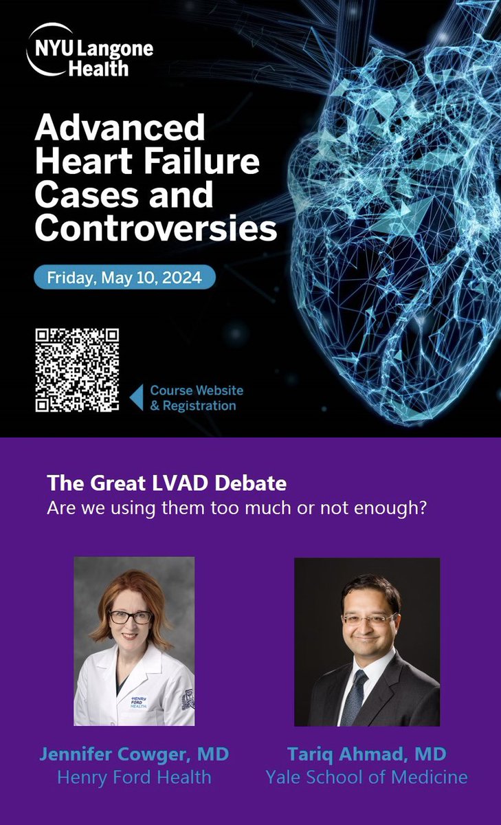 Bernard Kadosh (@kadoshbernard) on Twitter photo Now that #ACC24 and #ISHLT2024 are over, join us <a href="/nyugrossman/">NYU Grossman School of Medicine</a> for Advanced HF Cases and Controversies!
bit.ly/NYUAHF24
Free for ANY trainee
Code: 21824resifellow
50% off for attendings
Code: 21824local
Â
Endorsed by #HFSA <a href="/ReyentovichHFMD/">Alex Reyentovich, MD</a> <a href="/yaleHFdoc/">Tariq Ahmad MD MPH</a> <a href="/preventfailure/">Jennifer Cowger</a> Now that #ACC24 and #ISHLT2024 are over, join us <a href="/nyugrossman/">NYU Grossman School of Medicine</a> for Advanced HF Cases and Controversies!
bit.ly/NYUAHF24
Free for ANY trainee
Code: 21824resifellow
50% off for attendings
Code: 21824local
Â
Endorsed by #HFSA <a href="/ReyentovichHFMD/">Alex Reyentovich, MD</a> <a href="/yaleHFdoc/">Tariq Ahmad MD MPH</a> <a href="/preventfailure/">Jennifer Cowger</a>