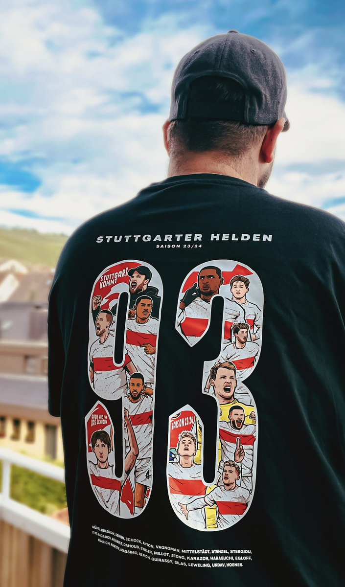 n3ckarmann's tweet photo. *Werbung* meine Freunde von mystu erweitern die Kollektion und droppen - genau JETZT - Ihr neues „Stuttgarter Helden“ Shirt.

Schöne Collage unserer Cannstatter Helden auf hochwertiger Baumwolle, erhältlich in Weiß, Rot und Schwarz. #StuttgartInternational

Link im nächsten Tweet https://t.co/JaM0XczEsA