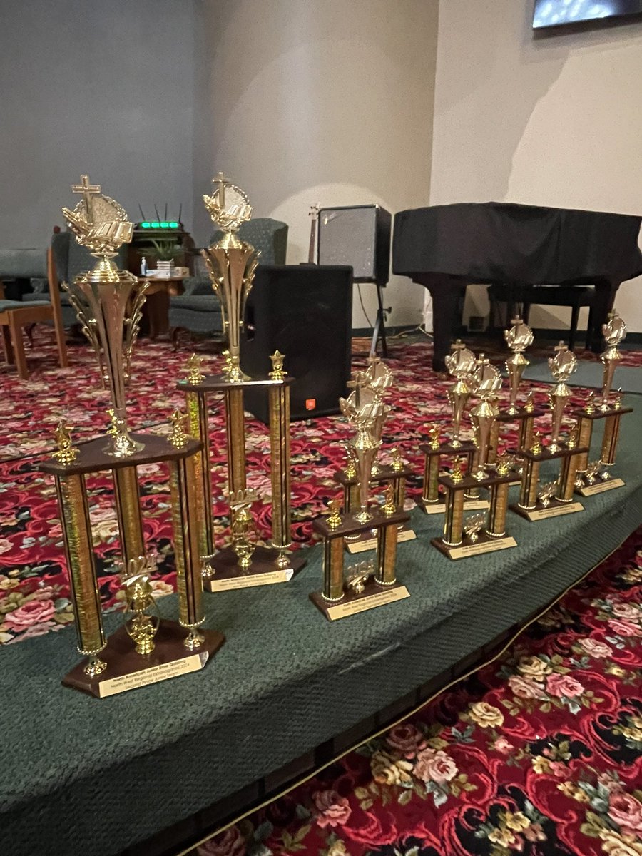Trophies for the North Western Jr Bible Quizzing Extravaganza are looking for a new home! #PowerAndPromise #TheBookOfActs @Moondog174 @stevelcannon @CM_UPCI