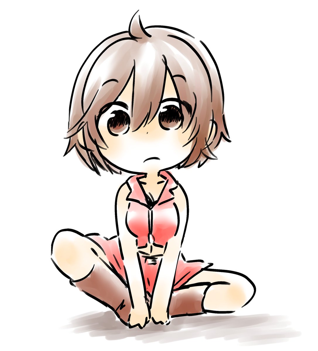meiko (vocaloid) 1girl solo looking at viewer short hair simple background shirt skirt  illustration images