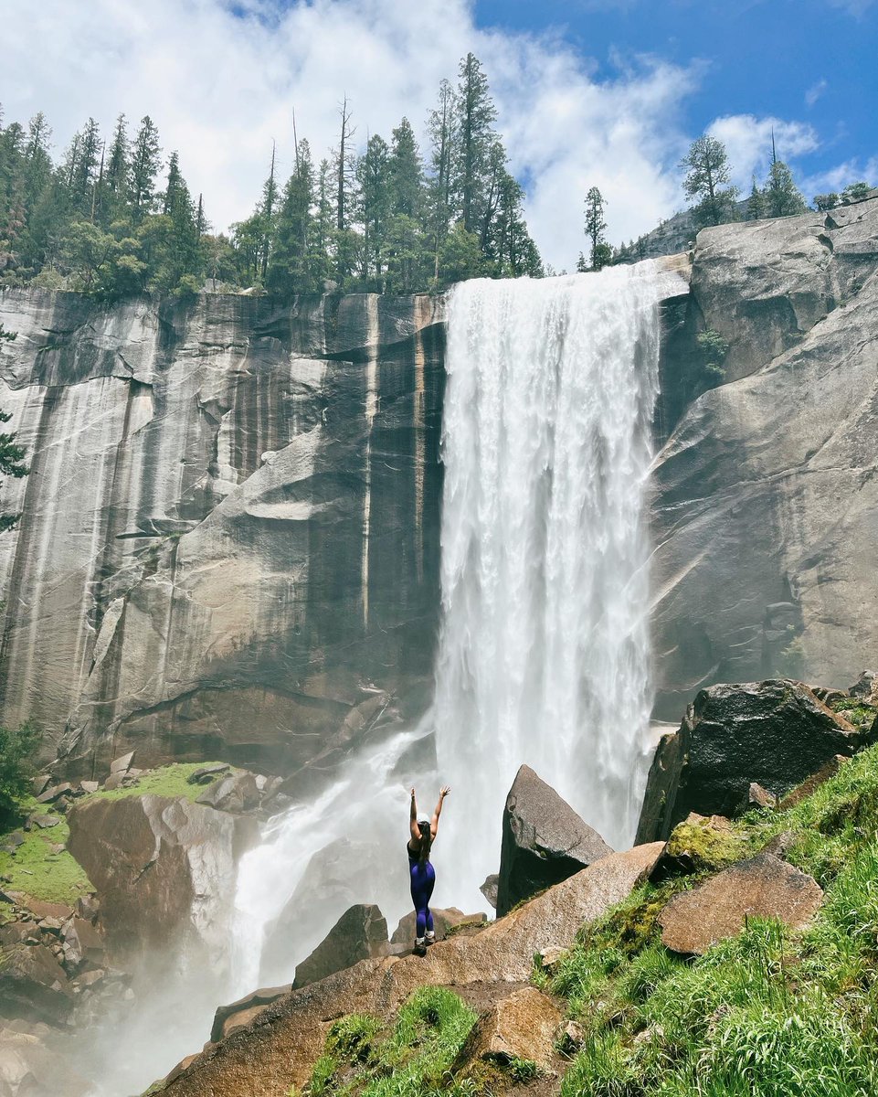 It's the first day of #NationalParkWeek (and fee-free entry into any national park too!) 🎉 Happy hiking, we can't wait to see how you #GetOutThere 💚 bit.ly/3UhTqY3 📸 @h2ochristina 📍Vernal Falls, @yosemitenps, California