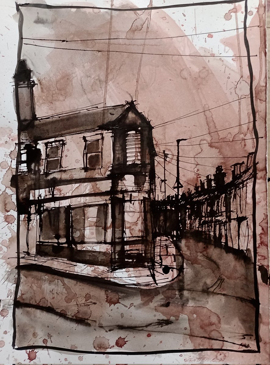 'Shop (Edward Street)' #SixTownsSketchbook Ink