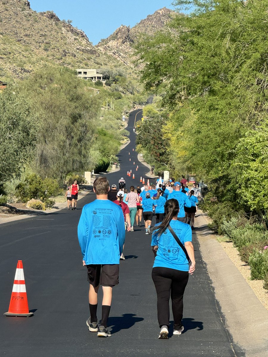 Proud to represent the @TempePolice today at the Arizona Law Enforcement Torch Run for the Special Olympics. It was a beautiful day to be part of a team that uplifts and empowers our community. #LETR #SpecialOlympics #Arizona