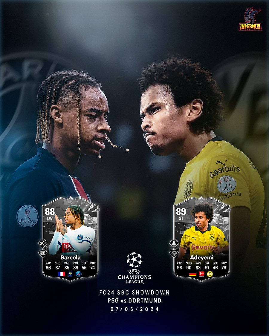 ¡VAYA PARTIDAZO NOS ESPERA! 👀

Agarren sus palomitas y voten por su favorito, por que estamos seguros de que algún Showdown habrá por parte de EA

 ¡Síguenos para más! 

#fc24 #ChampionLeague #BenditaChampions