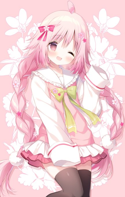 「frills pink theme」 illustration images(Latest)