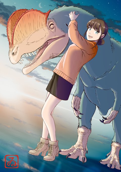 「dinosaur」 illustration images(Latest｜RT&Fav:50)