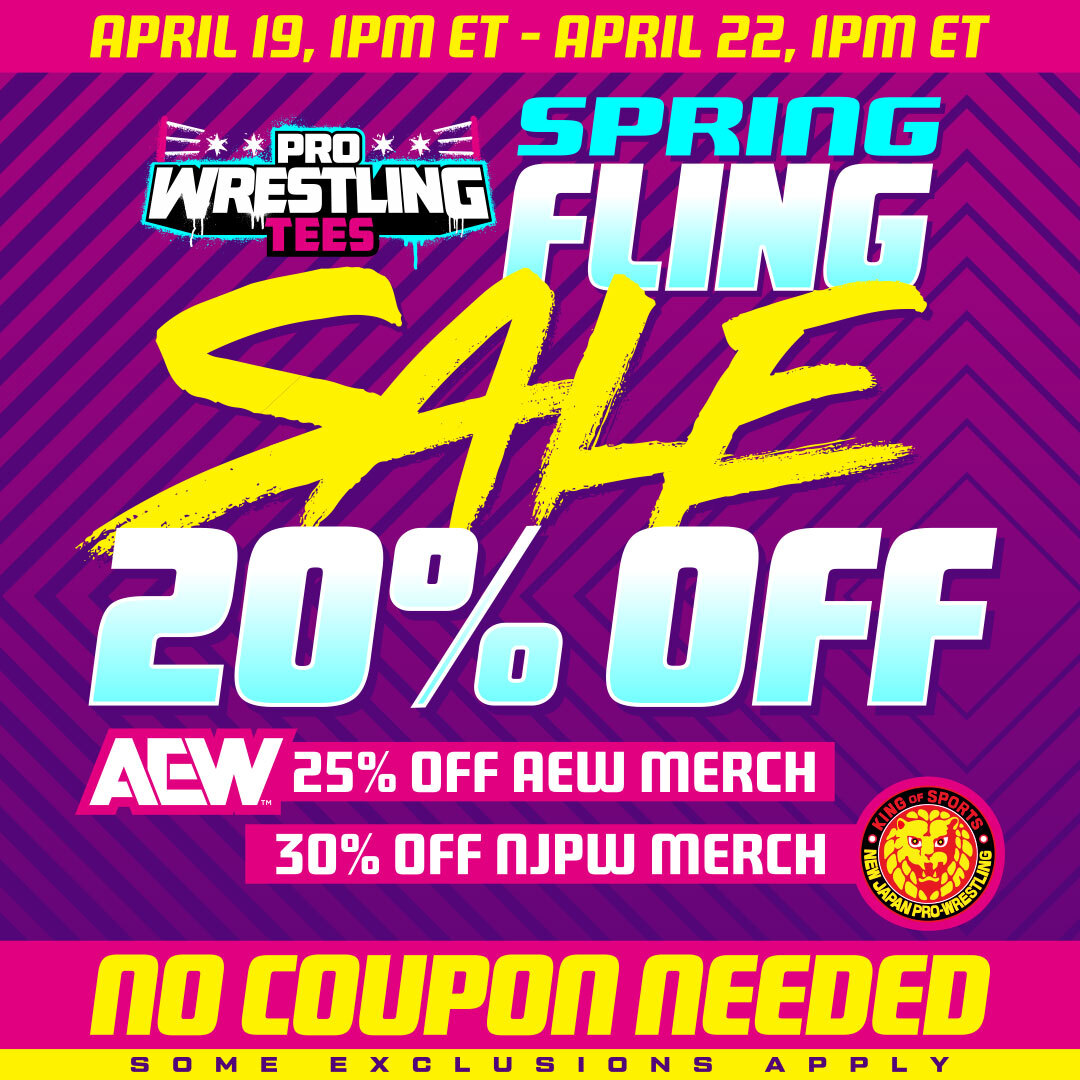 Save 20% on ESW gear this weekend on Pro Wrestling Tees.