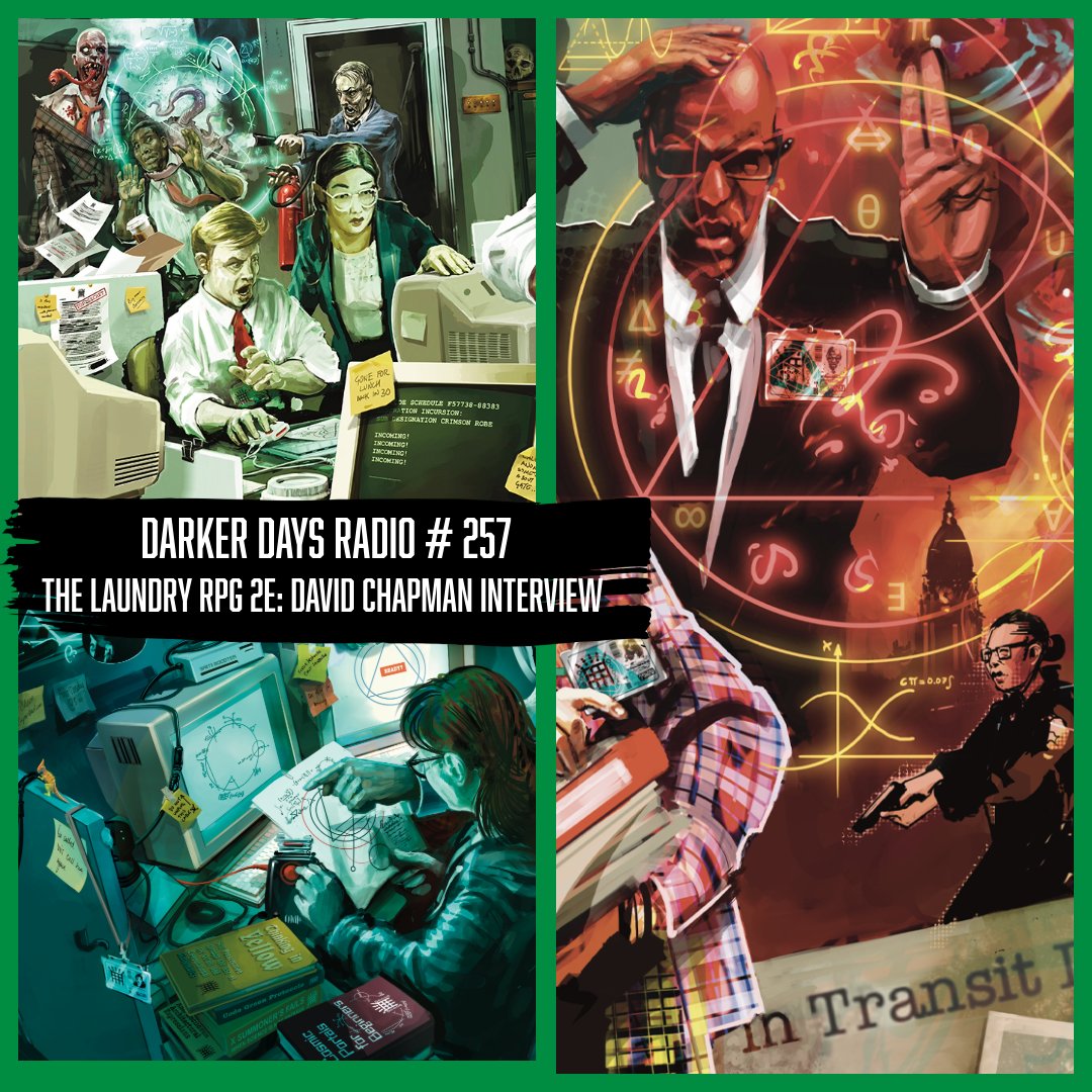 Check out our new episode where Chigg interviews David Chapman about <a href="/cubicle7/">Cubicle 7</a> The Laundry RPG 2e #thelaundry #roleplay podcast.darker-days.org/e/257-the-laun…