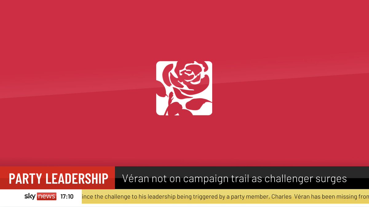 NEW: Labour leader Charles Véran missing from campaign trail for days. This comes as challenger Andrew Hastings is ramping up public support fast, with polls showing him beating Véran with 94% preferability.