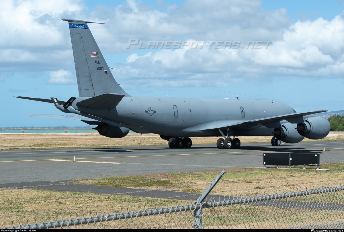 #SanfordAirshow2024 empty callsign Hex: AE0475 Reg.:58-0001 United States DB flags:military Type:K35R BOEING #KC135R/T #Stratotanker globe.adsbexchange.com/?icao=ae0475