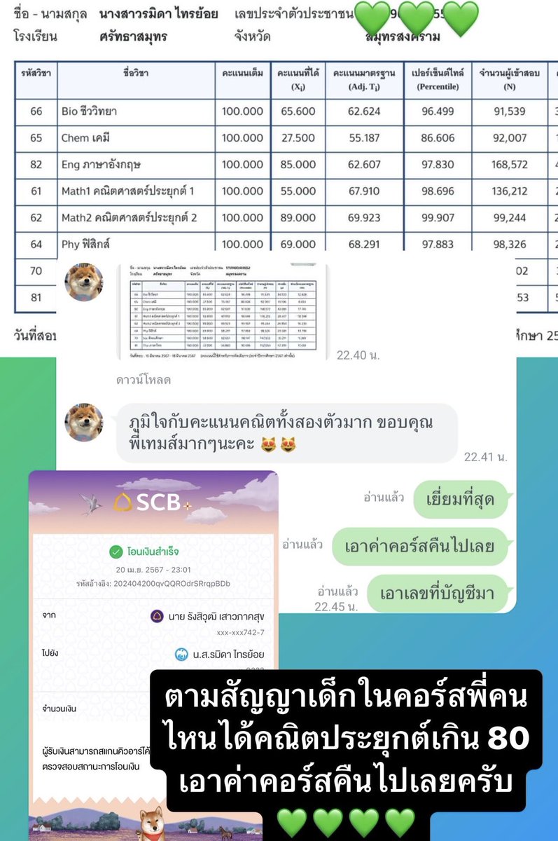 ThamesRangsiwut's tweet photo. ตามสัญญา
เด็กในคอร์สพี่คนไหนได้คณิตประยุกต์เกิน 80 เอาค่าคอร์สคืนไปเลยครับ

#dek67 #ติวเตอร์ผู้no1ตลอดกาล https://t.co/fuGGSizKXp