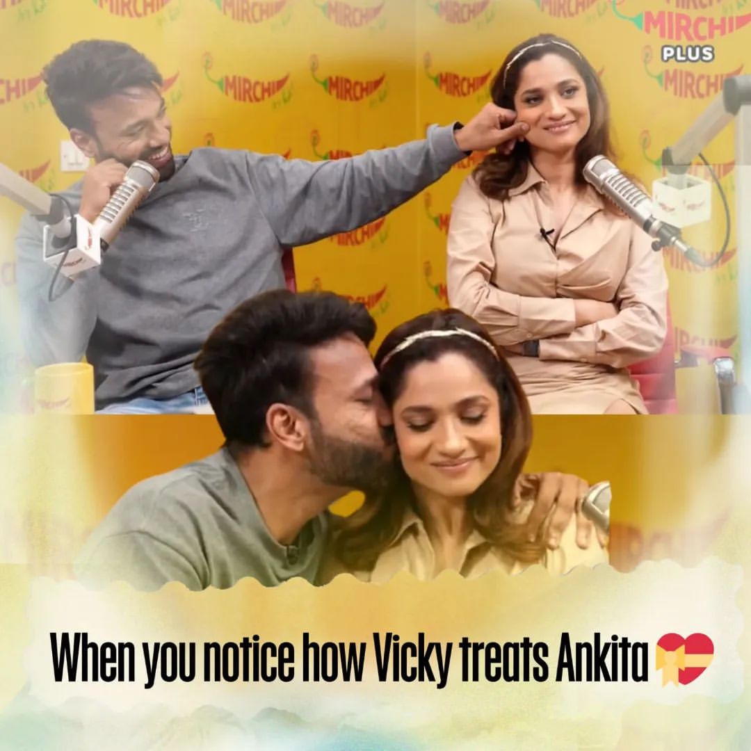 VickyKeWarriors's tweet photo. How Vicky treats Ankita is truly dreamy πβ€οΈ
@jainvick
@anky1912
#VickyKeWarriors #VickySupremacy #Anvi #Dreamy
#FavouriteCouple #LoveInAir #VickyCharm
( Vicky Charm, Anvi, Favourite Couple) https://t.co/8uOkrobqSB