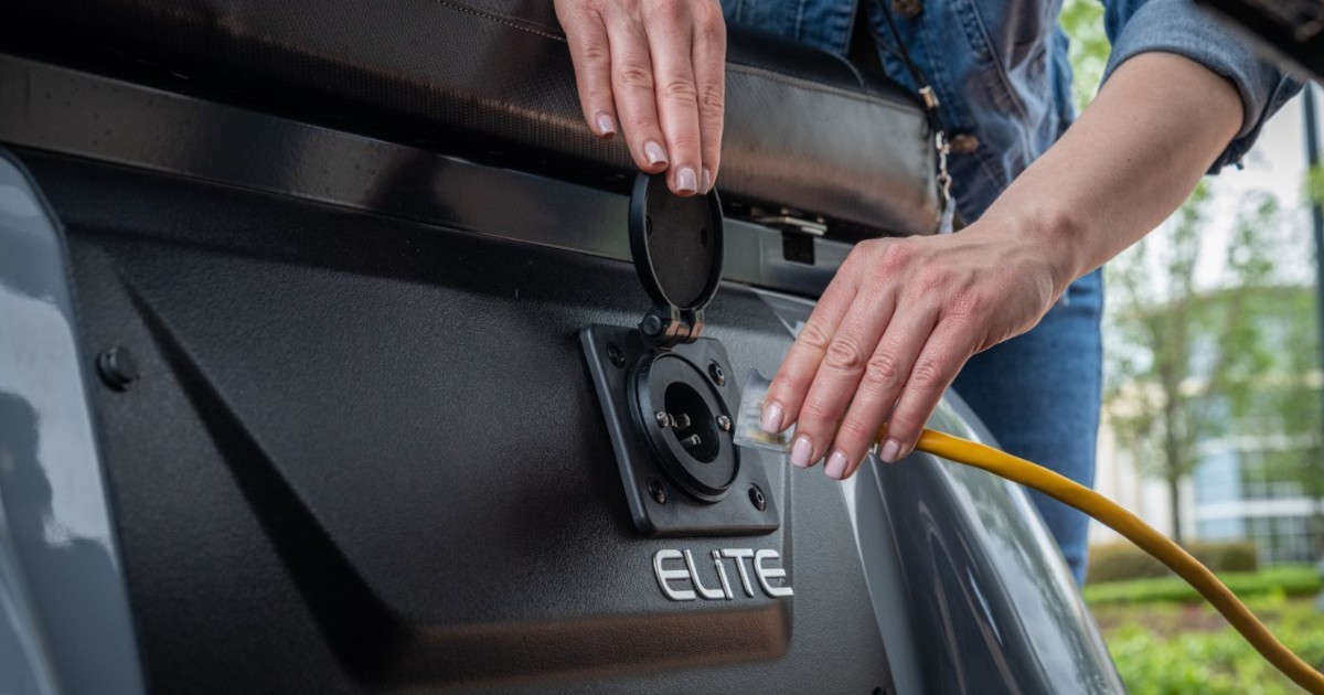 Run farther, for longer⚡🔋 Our maintenance-free, ELiTE Lithium batteries provide extraordinary horsepower and near-silent technology. Join the change this Earth Month ♻️ bit.ly/3vOTzc4 #Cushman #NeverBeOutworked