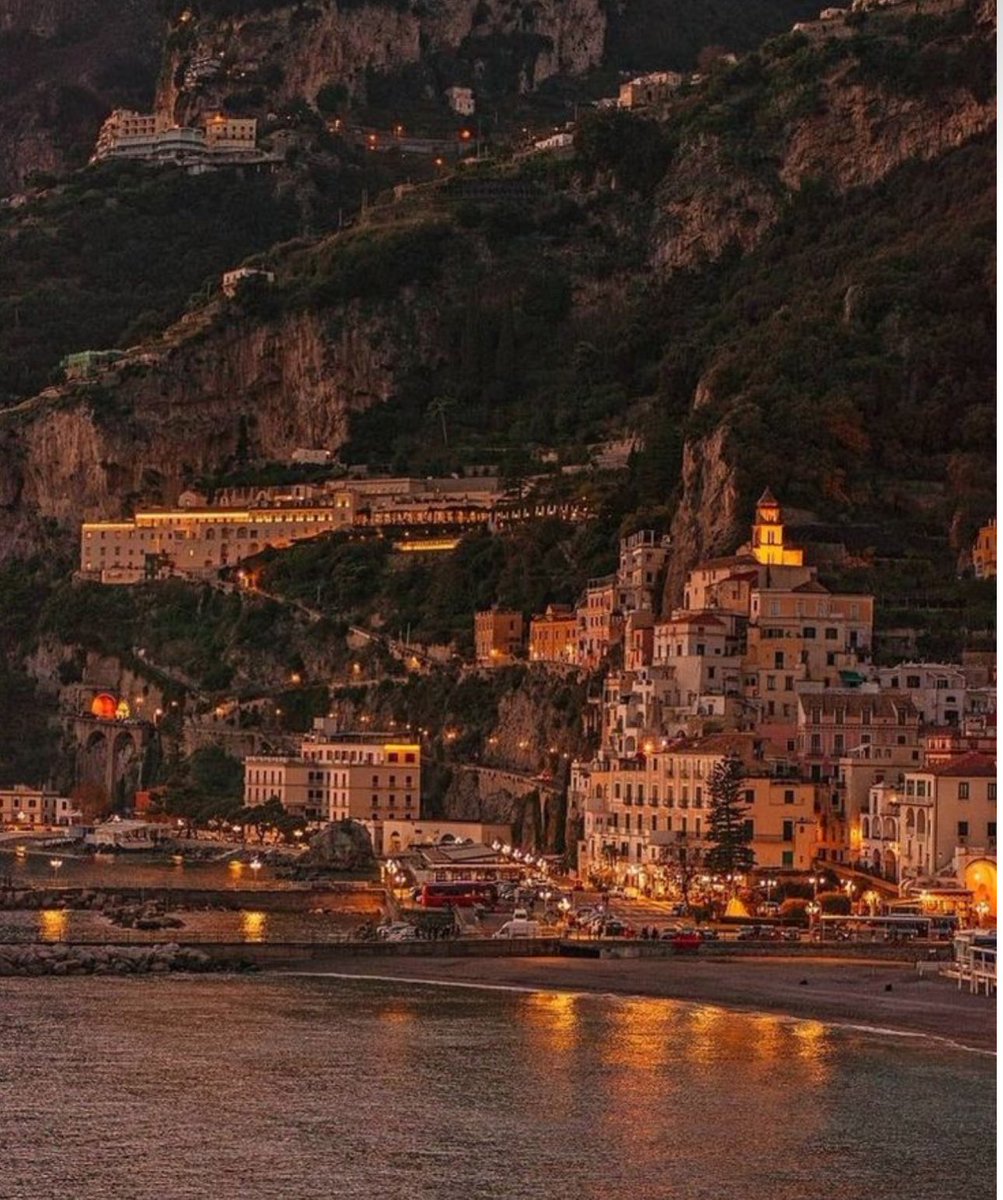 Sunset in Amalfi Coast, Italy